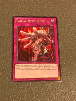 YuGiOh Yad'Al Hecahands- Super Rare 1st Edition - Image 1