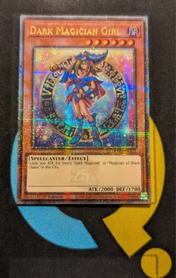 RA03-EN123 Dark Magician Girl Quarter Century Secret Rare 1st Edition YuGiOh - Image 1