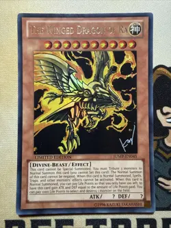 The Winged Dragon Of Ra - JUMP-EN045 - Ultra Rare Limited Edition Yugioh NM - Image 2