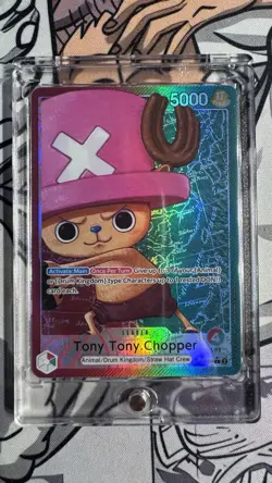 Bandai One Piece Tony Tony Chopper Leader OP09-001 Holo 5000 Power - Image 1