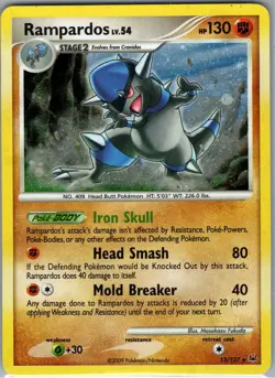 Rampardos 13/127 Holo Platinum - Pokemon Card - NM - Image 1