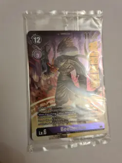 Beelzemon EX2-044 SR Beelzemon Special WINNER Promo FOIL Digimon Card Game - Image 3