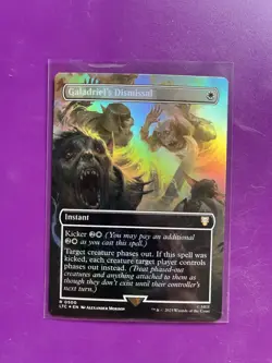 2 borderless lotr mtg cards Galadriel Light of Valinor, Galadriel's Dismissal - Image 3