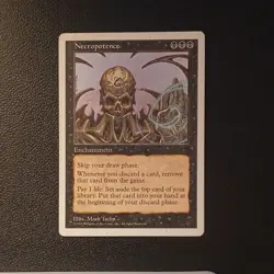 Necropotence 5th Edition Rare LP Magic the Gathering MTG - Image 1
