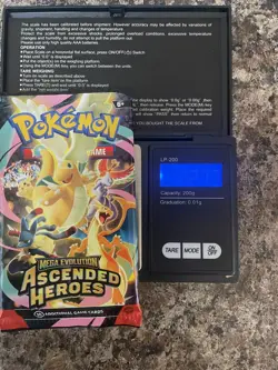 VERY HEAVY! 22.73g Pokemon TCG Ascended Heroes Booster Pack (SEALED) - Image 1