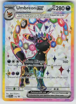 2025 SV Black Star Promos Prismatic Evolutions #176 Umbreon ex - Image 1