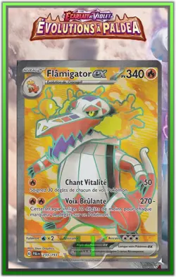 Flamigator EX- EV2:Evolutions a Paldea - 233/193 - Carte Pokemon Francaise - Image 1