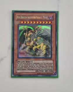 Yu-Gi-Oh Red Dragon Archfiend/Assault Mode Crimson Crisis CRMS-EN004 Ghost Unlim - Image 1