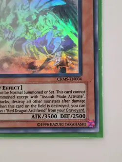 Yu-Gi-Oh Red Dragon Archfiend/Assault Mode Crimson Crisis CRMS-EN004 Ghost Unlim - Image 4