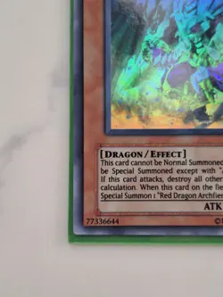 Yu-Gi-Oh Red Dragon Archfiend/Assault Mode Crimson Crisis CRMS-EN004 Ghost Unlim - Image 5