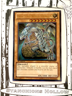 Yu-Gi-Oh! Blue-Eyes White Dragon (1st Edition) (YSKR-EN001) Ultimate Rare NM - Image 1