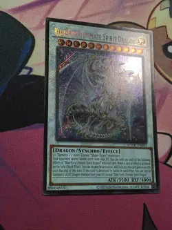 ⚠ MISPRINT ERROR HOLO BLEED ⚠ Blue-Eyes Ultimate Spirit Dragon (Secret) SDWD🔥 - Image 3