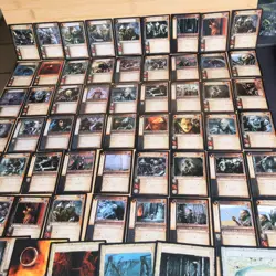 The Lord of the Rings TCG Moria Goblin Orc Balrog Card Bundle x 62 - Image 1