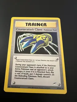 Counterattack Claws 97/105 Neo Destiny Unlimited 2002 Pokemon Card Uncommon NM - Image 1