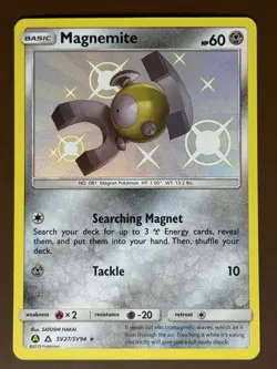 Magnemite #SV27/SV94 Hidden Fates: Shiny Vault Pokemon Card TCG - Image 1