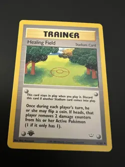 Healing Field 61/64 Neo Revelation 1st Edition 2001 Pokemon Card Uncommon NM - Image 1