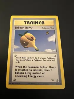 Balloon Berry 60/64 Neo Revelation Unlimited 2001 Pokemon Card Uncommon NM - Image 1