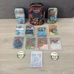Pokemon TCG Mixed Modern Cards Bundle Job Lot 110 Cards - Image 1