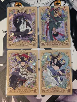 NRB08-MR-001-004 Lot of 4 MR Super Rare Holo foil Card Naruto Kayou CCG TCG Card - Image 1
