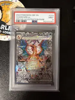 Pokemon TCG Charizard EX Obsidian Flames Holo Card 223/197 PSA 9 Mint - Image 1