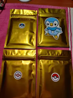 Pokemon Custom 10 Card Booster Pack! Vintage & Modern (Gold) - Image 1