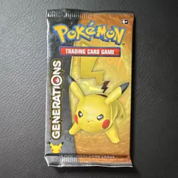 Nintendo Pokemon TCG Generations Booster Pack Pikachu English 10 Cards - Image 1