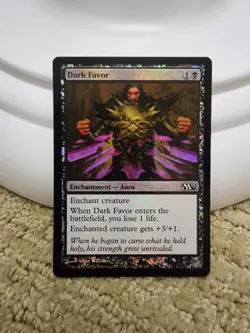 Dark Favor x1 FOIL M13 Core Set 2013 NM #86/249 MTG - Image 1