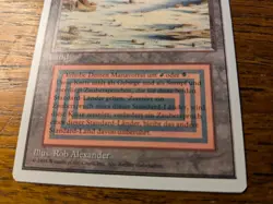 MTG MP - Badlands - German FWB (Revised) - Dual Land - "Sumpf/Gebirge" - Image 3