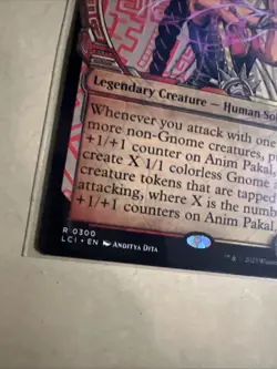 MTG Anim Pakal, Thousandth Moon LCI 0300 R NM Regular Showcase - Image 3