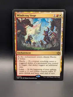 MTG - Windcrag Siege - Normal - Enchantment - TDM #235 - Rare - Image 1