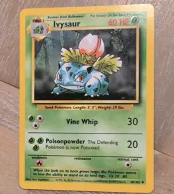 Pokemon TCG Ivysaur Base Set 30/102 Regular Unlimited Uncommon - Image 1