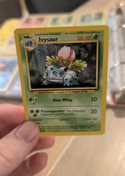 Pokemon TCG Ivysaur Base Set 30/102 Regular Unlimited Uncommon - Image 3