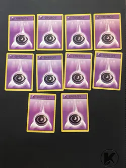 (10x) Psychic Energy 101/102 (Shadowless) Base Set Pokemon TCG WoTC Vintage LP - Image 1