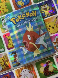 Pokemon 151 Vintage Pocket Monsters Vending HOLO Prism Sticker 2000 Nintendo - Image 4