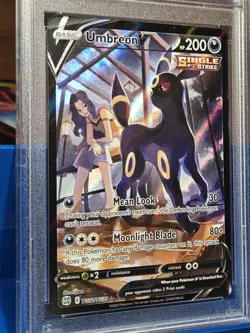 2022 POKEMON SWORD & SHIELD BRILLIANT STARS #TG22 FULL ART/UMBREON V PSA 10 - Image 5