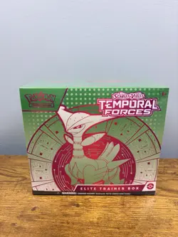 Pokemon Temporal Forces Iron Leaves Elite Trainer Box ETB Sealed Scarlet Violet - Image 1