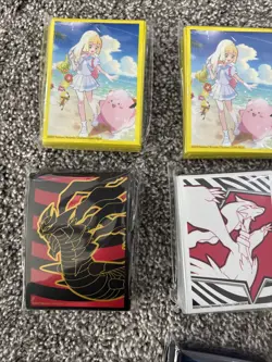 Pokemon TCG Card Sleeves Lot (7) 65 Sleeves Each Pack SEALED - Image 2