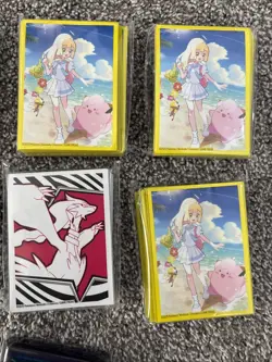 Pokemon TCG Card Sleeves Lot (7) 65 Sleeves Each Pack SEALED - Image 3