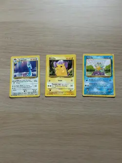 Pokemon TCG - Base Set Unlimited Bundle - 3 Cards [Common] - Image 1