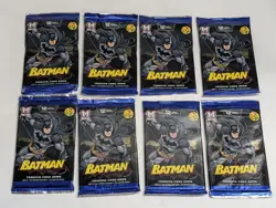 8x Metax Batman Booster 12 Card Packs Trading Card Game 2018 Panini TCG - Image 1