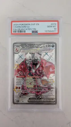 Charizard ex 074 promo PSA 10 TCG SV Scarlet & Violet Promo Cards - Image 1