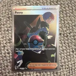Pokemon TCG Penny Paldean Fates Holo Card 239/091 - Image 1