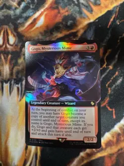 Gogo, Master of Mimicry Borderless Foil Final Fantasy Magic the Gathering - Image 1