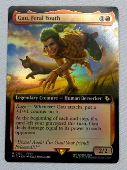 Gau, Feral Youth (Extended Art) Commander: Final Fantasy Foil - Image 1