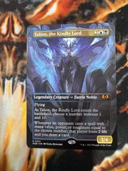 Talion, the Kindly Lord (Borderless) Wilds of Eldraine Regular - Image 1