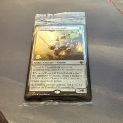 Threefold Thunderhulk FOIL Prerelease Promo SEALED 265 Ixalan LCI MTG Rare Mint - Image 2
