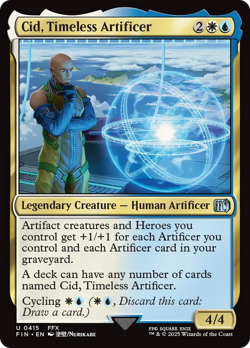 Cid, Timeless Artificer (0415) [FINAL FANTASY] Foil Near Mint - Image 1