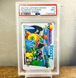 PSA 9 Pokemon Carddass Team Rocket & Others #88 Anime Collection Japanese 1998 - Image 1