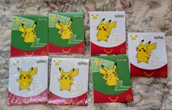 7x Pokemon 25th Anniversary McDonalds Toy Booster Pack Bundle Celebrations New - Image 1
