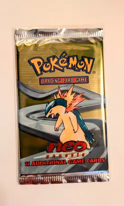 Pokemon Typhlosion Neo Genesis Booster Pack WOTC (LightU) Read desc - Image 1